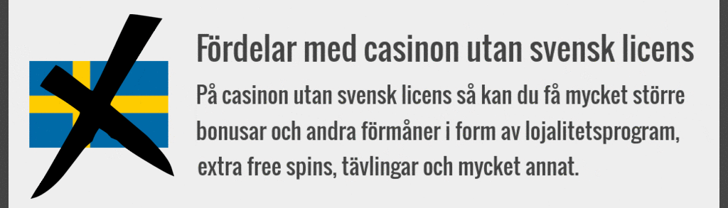 Spelbolag utan svensk licens